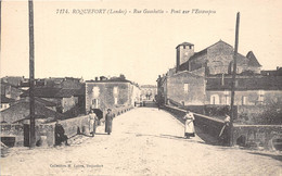 40-ROQUEFORT- RUE GAMBETTA PONT SUR L'ESTAMPON - Roquefort