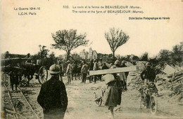 Beauséjour * Le Ravin Et La Ferme Du Village * Guerre 1914 1916 * Militaria * Ww1 - Autres & Non Classés