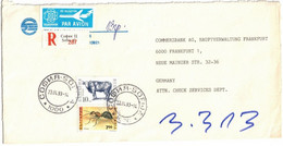 Bulgarie - Sofia - Lettre Avion Recommandée Pour Frankfurt (Allemagne) - 23 Avril 1993 - Lettres & Documents