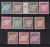 Congo Taxe N°1/11 - Neuf * Avec Charnière - TB - Unused Stamps