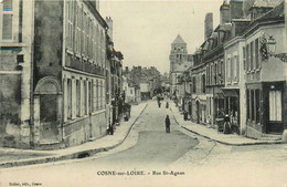 Cosne Sur Loire * La Rue St Agnan * Commerces Magasins - Cosne Cours Sur Loire