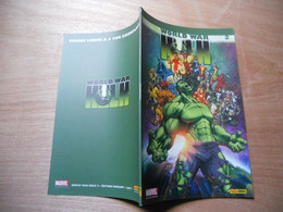 World War Hulk Variant Cover N°2 Michael Turner Tirage Limité à 2500 Ex Marvel Panini TTBE - Hulk