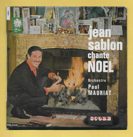 Disque Vinyle 45 Tours :  JEAN SABLON  :  Voir Les 4 Titres..Scan A  : Voir 2 Scans - Chants Gospels Et Religieux