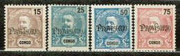 Congo, 1902, # 42/5, MH And MNG - Congo Portuguesa