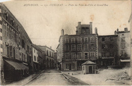 CPA CUNLHAT Place Du Poids-de-Ville Et Grand'Rue (1255143) - Cunlhat