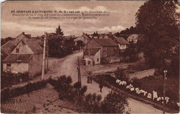 CPA SAINT-GERVAIS-d'AUVERGNE Le Quartier De La Fontaine De La Ville (1255170) - Saint Gervais D'Auvergne