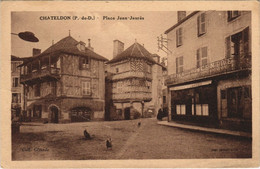 CPA CHATELDON Place Jean-Jaures (1255506) - Chateldon