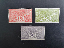 NVPH 84-86. Enkele Kleine Gomkreukjes - Unused Stamps