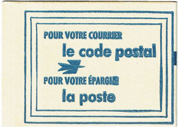 CTN80F - FRANCE CARNET "CODE POSTAL" VILLE DE BORDEAUX (NEUTRE) - Markenheftchen