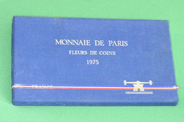 France - Coffret Monnaie De Paris Fleurs De Coins - 1975 - 09-001 - BU, BE & Coffrets