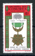 RC 23827 COMORES COTE 20€ PA N° 13 MEDAILLE ETOILE DE GRANDE COMORES NEUF ** MNH TB - Luftpost