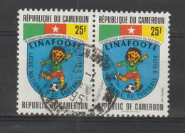 Cameroun 1993 Football 870B Michel 1207 En Paire Oblit Used - Cameroun (1960-...)