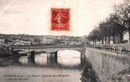 14204 CONDOM  Les Ponts Et Quartier De La Bouquerie    (Recto-verso) 32 - Condom