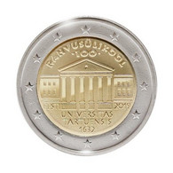 2 EURO ESTONIA  2019 COMMEMORATIVO UNIVERSITA IN LINGUA ESTONE FIOR DI CONIO     B.U. FROM ROLLS - Estonia