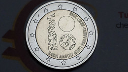 2 EURO ESTONIA  2018 COMMEMORATIVO REPUBBLICA  ESTONE FIOR DI CONIO     B.U. FROM ROLLS - Estland