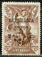 Congo, 1913, # 80, MH - Congo Portuguesa