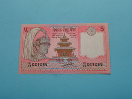 5 Rupees () Nepal ( Voir / See > Scans ) UNC ! - Népal