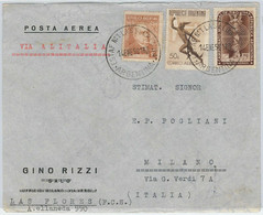 57968 - ARGENTINA - POSTAL HISTORY: AIRMAIL COVER To ITALY - MYTHOLOGY Mercury - Mythologie