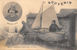 CPA CIRQUE BATEAU MARCHANT SUR L'EAU COMME SUR TERRE - Circus