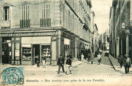 Marseille * La Rue Armény * Vue Prise De La Rue Paradis * Maison CASSOUTE - Canebière, Centro Città