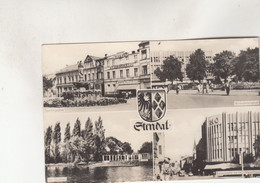 B7957) STENDAL - Wappen - Winkelmannplatz - Breitestraße Mit HO Warenhaus - Stadtsee Sperlingsplatz ALT 1961 - Stendal