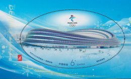 CHINA, 2021, MNH, WINTER OLYMPICS, BEIJING, VENUES, STADIUM, S/SHEET - Inverno 2022 : Pechino