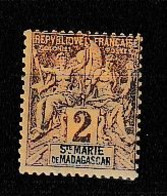 Sainte Marie De Magagascar YT 2 Neuf - Unused Stamps