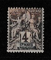 Sainte Marie De Magagascar YT 3 Neuf - Unused Stamps