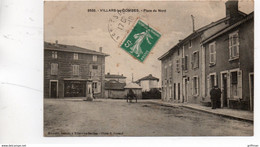 VILLARS LES DOMBES PLACE DU NORD 1914 TBE - Villars-les-Dombes