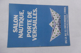 D 75 - Paris - Joyeux Salon Nautique! - 2-11 Decembre 1989, Parc Des Expositions De Paris Porte De Versailles - Non Classificati