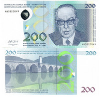 Bosnia 200 Convertible Marka 2022 UNC - Bosnia Y Herzegovina