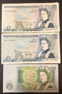 GRAN BRETAGNA Great Britain 5 Pounds + 5 Pounds + 1 Pounds Elizabeth IIà LOTTO 3943 - 5 Pounds