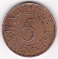 Ile Maurice , 5 Cents 1971 , Elizabeth II, KM# 34 - Mauritius