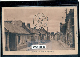 10 - 2022 -AIR50/70 -SOMME - 80 - HORNOY - Rue De La Poste - Hornoy Le Bourg