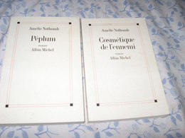 Amélie NOTHOMB - Lot De 2 Volumes - Editions Albin Michel EO - Autores Belgas