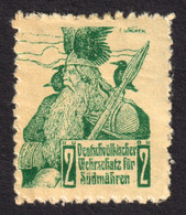 Odin God Of War Mythology SÜDMähren Moravia GERMANY Austria KuK Military WAR Aid LABEL CINDERELLA VIGNETTE - Mythologie