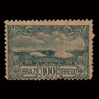 BRASIL.1915.100 REIS.DK-GRN.MH.SCOTT 195. - Oblitérés