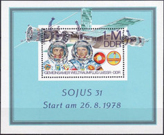 DDR 1978 Mi-Nr. Block 53 ** MNH - 1971-1980