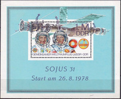 DDR 1978 Mi-Nr. Block 53 ** MNH - 1971-1980