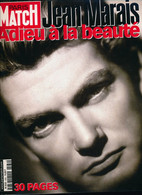 Paris Match - Jean Marais Adieu à La Beauté ( 30 Pages ) - 1998 - Article Aznavour - Musique