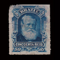 BRAZIL.1878-9.PEDRO II.50r.SCOTT 70.FINE USED. ROULETTED - Oblitérés