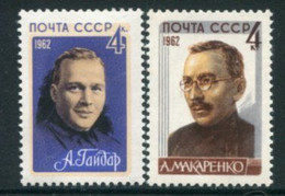 SOVIET UNION 1962 Writers  MNH / **  Michel 2684-85 - Nuovi