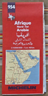 Carte Routiere AFRIQUE NORD-EST ARABIE  MICHELIN 1990 N° 954 - Cartes Routières