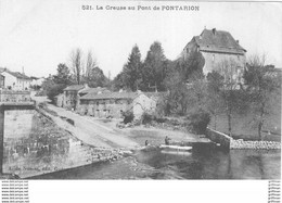 LA CREUSE AU PONT DE PONTARION TBE - Pontarion