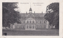 CPA - VILLEQUIER (SEINE MARITIME) - LE CHÂTEAU - Villequier