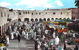 Afrique-Algérie OUARGLA La Place Du Marché -  Editions Jaseber 1052  *PRIX FIXE - Ouargla