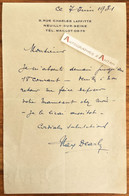 ●  L.A.S 1931 Max DEARLY Acteur et metteur En Scène - Neuilly Sur Seine - Maillot - Lettre Autographe Signée - Attori E Comici 