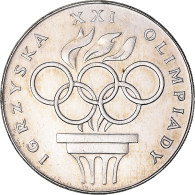 Monnaie, Pologne, XXI Olympiad, 200 Zlotych, 1976, Warsaw, SUP+, Argent, KM:86 - Pologne