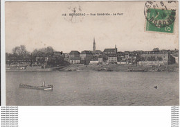 Delcampe - BERGERAC VUE GENERALE LE PORT 1913 TBE - Bergerac