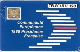 CARTE-PUBLIC-1989-F 108A-SC5on-120U-11/89-COMMUNAUTE EUROPEENNE-6 Pe 108866- UTILISEE-B E- - 1989
